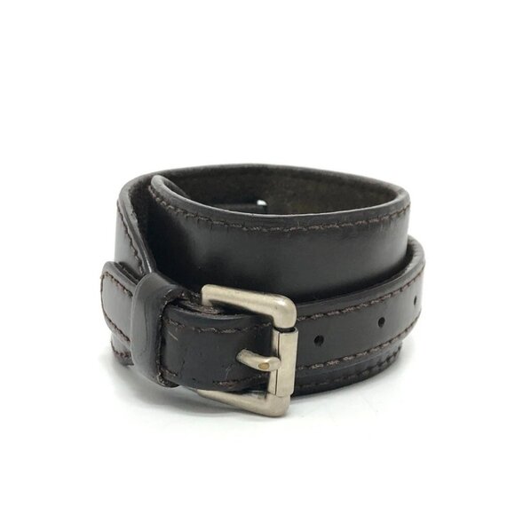 LOUIS VUITTON M66500 Bracelet-Force Monogram bangle belt Bangle Leather Brown - Picture 1 of 13